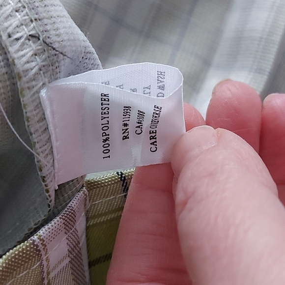 NWT Princess Polly Lona Pleated Mini Skirt Green Plaid Size S/M - Picture 6 of 7